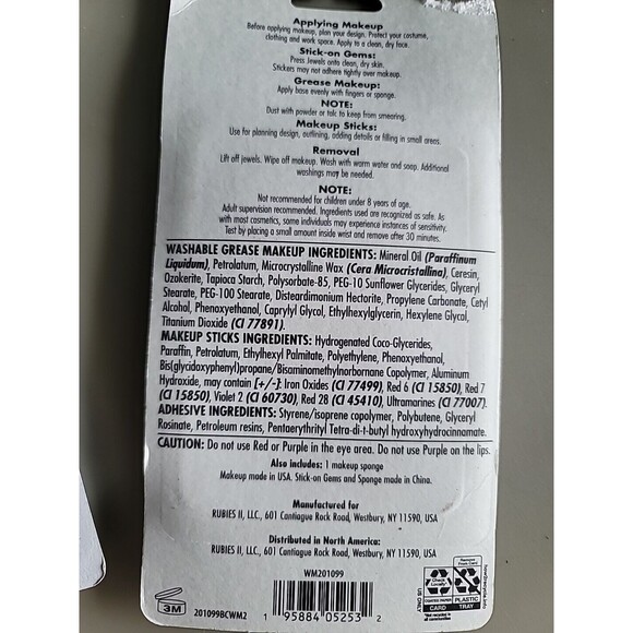 Pearlescent Makeup Sticks,  5 Piece Face Paint Crayons Multi Colors Set of 3 NEW - Picture 6 of 8